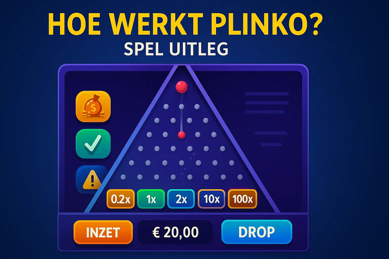 Plinko Cash Game - Spel Uitleg